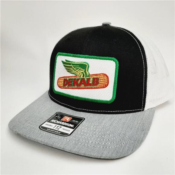 Retro Vintage Style Dekalb Flying Corn Patch Richardson 112 Trucker Cap Hat Farm